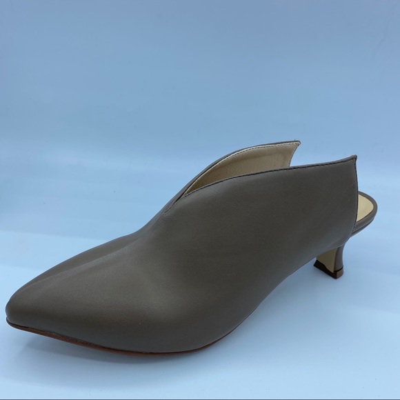 XYD Women Pointed Toe Kitten Heel Mule Sandals - Picture 11 of 12